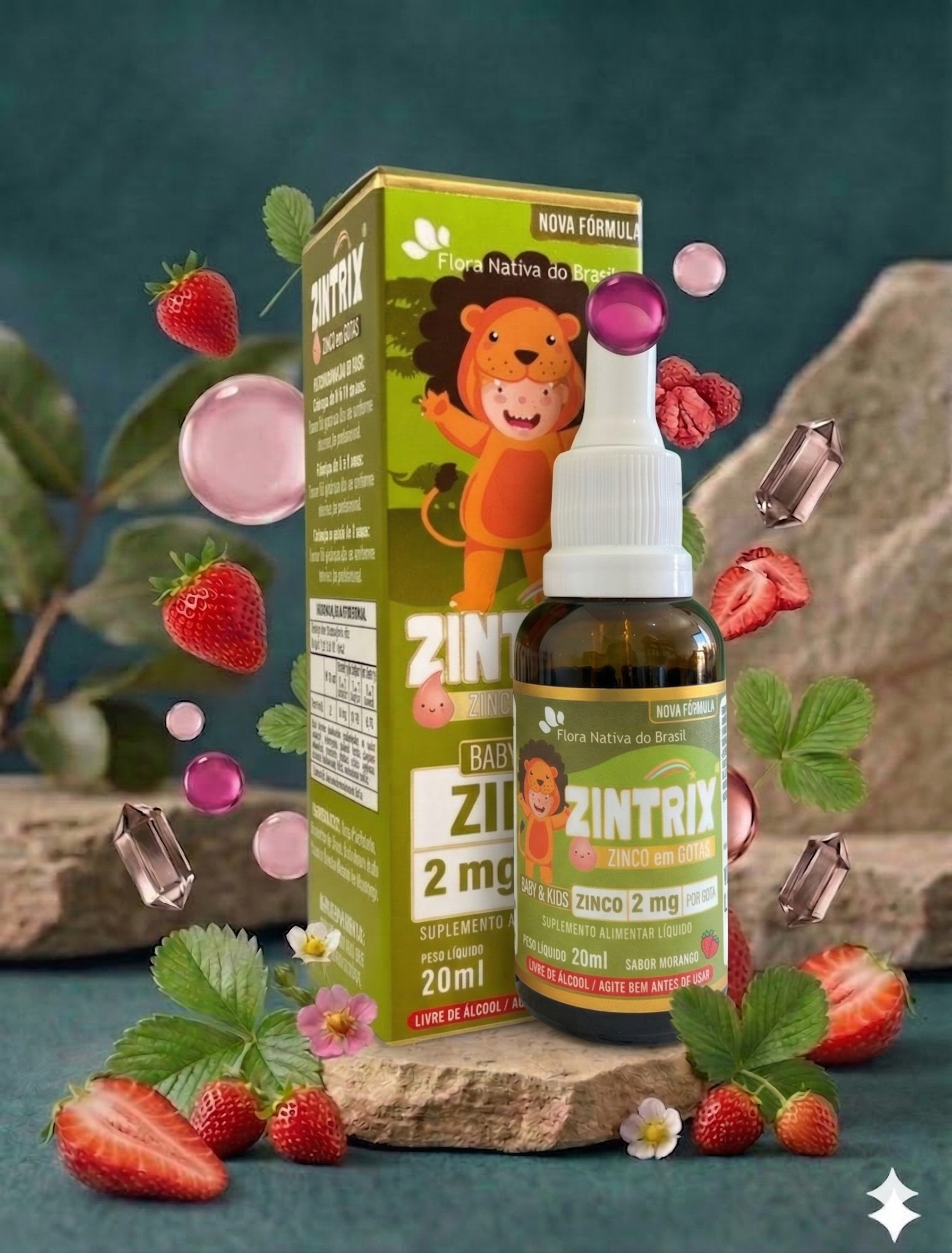 Zintrix Infantil Flora Nativa do Brasil