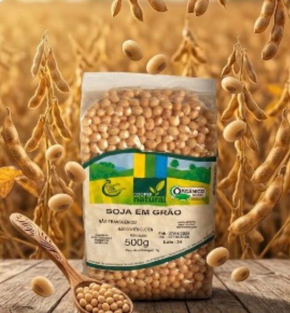 Soja em Grão Orgânica - 500g