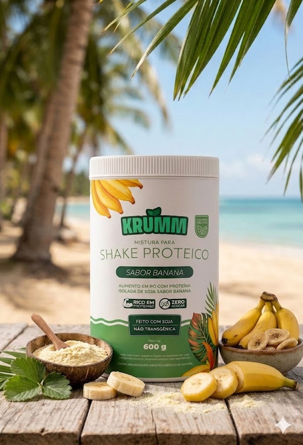 Shake proteico banana - Krumm