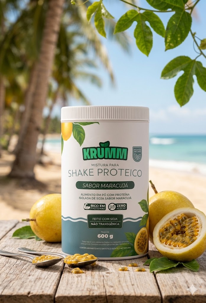 ⁠Shake proteico maracujá - Krumm